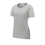 Sport-Tek Ladies PosiCharge Tri-Blend Wicking Scoop Neck ...