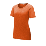 Sport-Tek Ladies PosiCharge Tri-Blend Wicking Scoop Neck ...