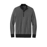 Brooks Brothers Washable Merino Birdseye 1/4-Zip Sweater