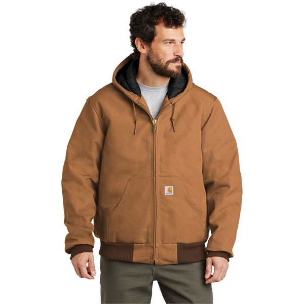 Carhartt® Tall Quilted-Flannel-Lined Duck Active Jacket | McKenzie ...