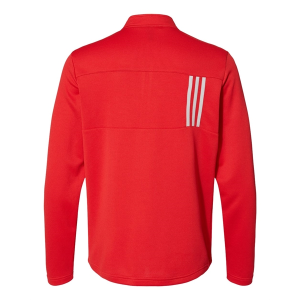 Adidas 3-Stripes Double Knit Quarter-Zip Pullover