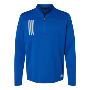 Adidas 3-Stripes Double Knit Quarter-Zip Pullover